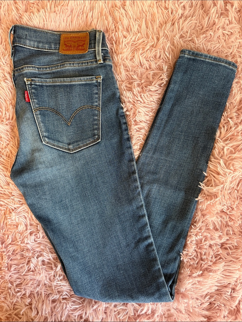 Levi Strauss 710 Super Skinny stretchy woman jeans